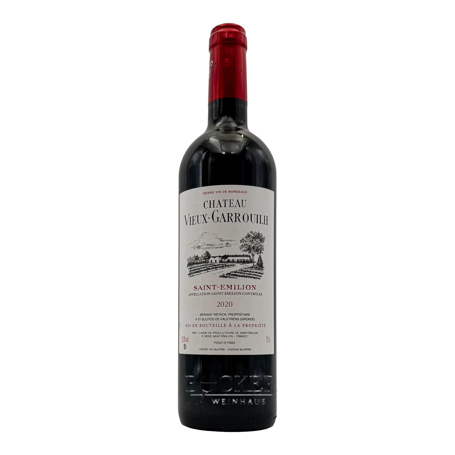 Chateau Vieux-Garrouilh Saint-Emilion 2020 Bordeaux 0,750 l