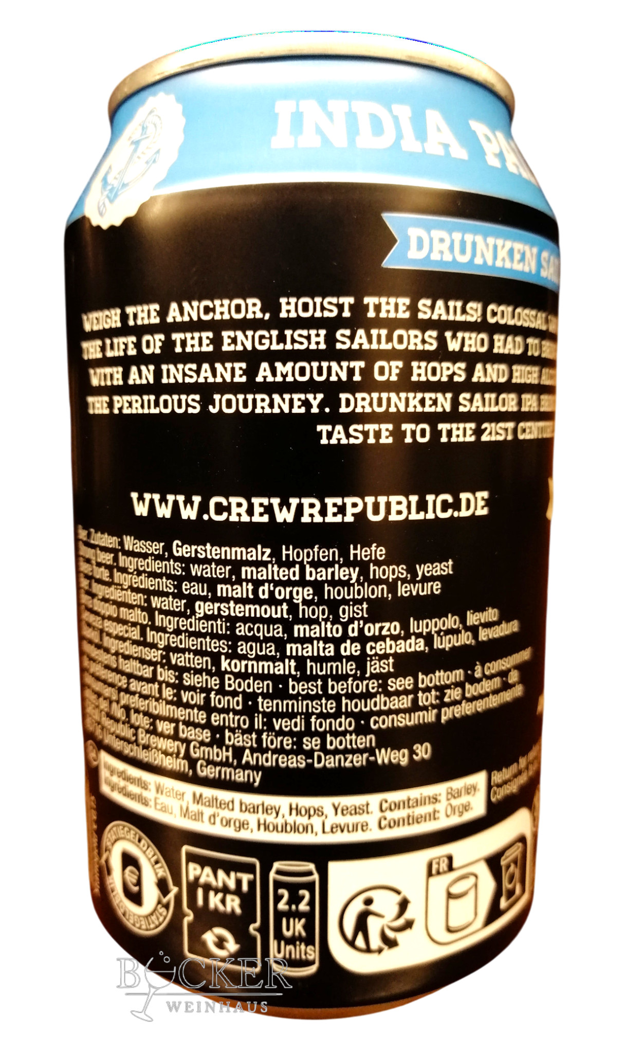 Crew Republic - Drunken Sailor India Pale Ale 0,33L