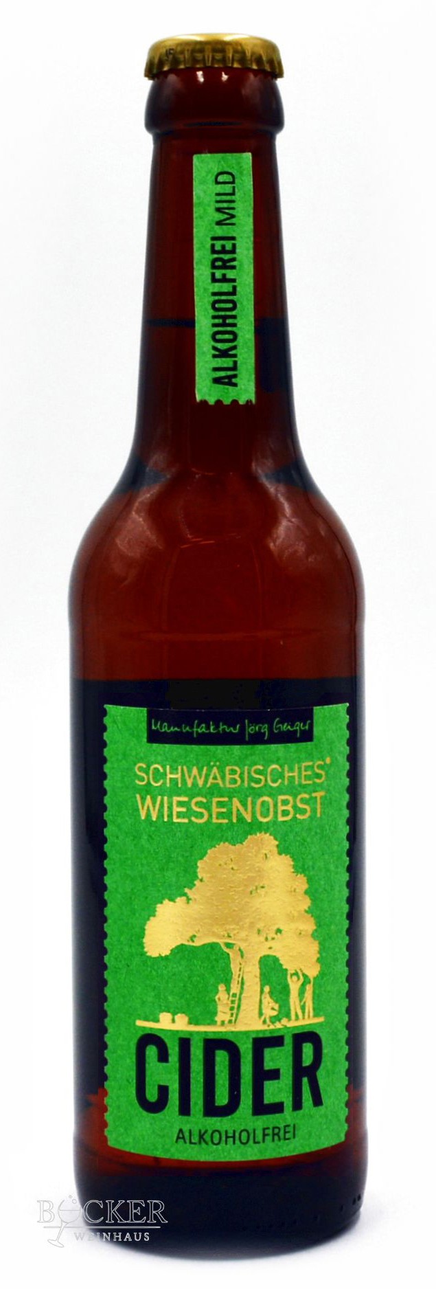 Jörg Geiger Cider Grün Mild 0,33 l zzgl. 0,08 Pfd.