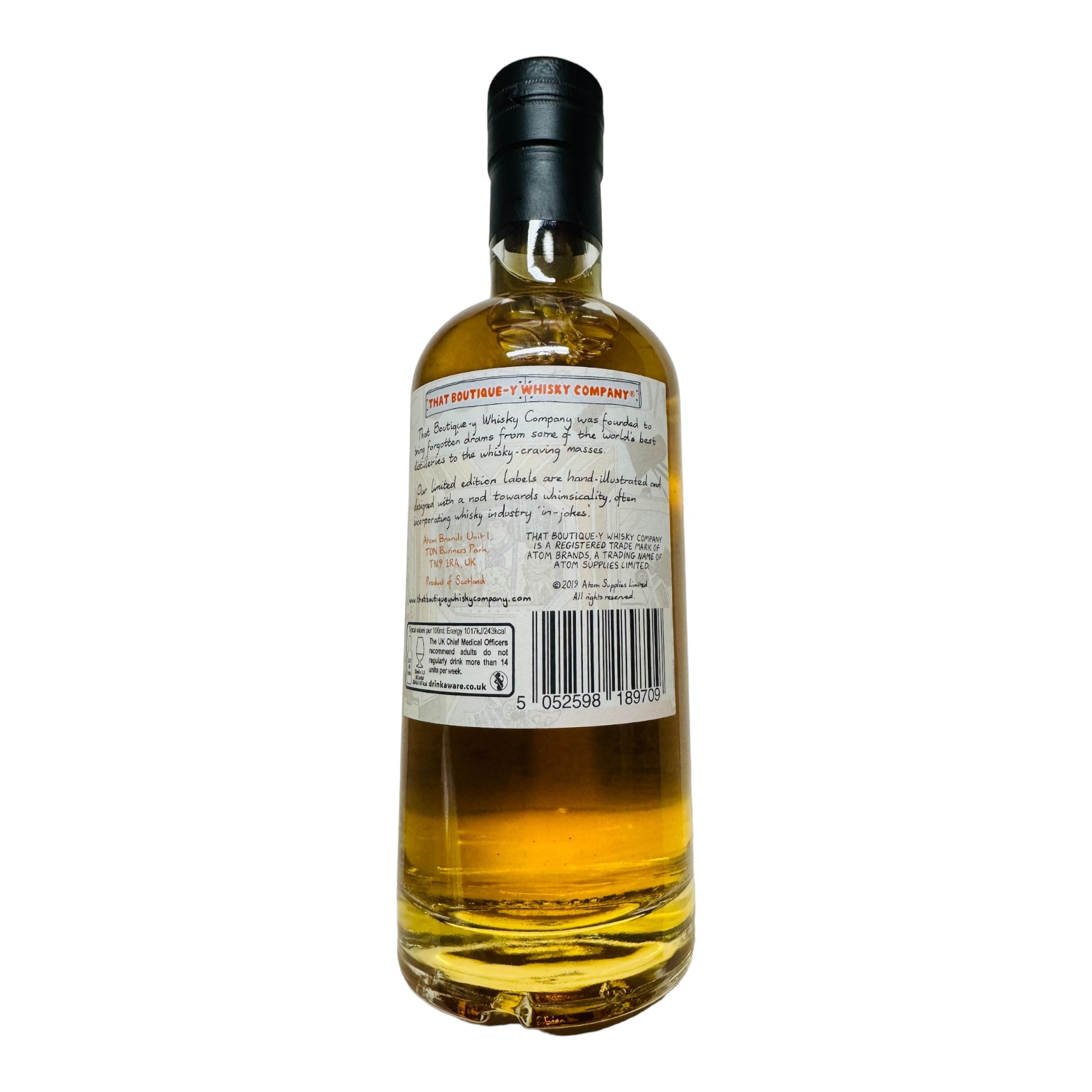 that boutique Company Bruichladdich 27 years 43,4 %  0,5 l