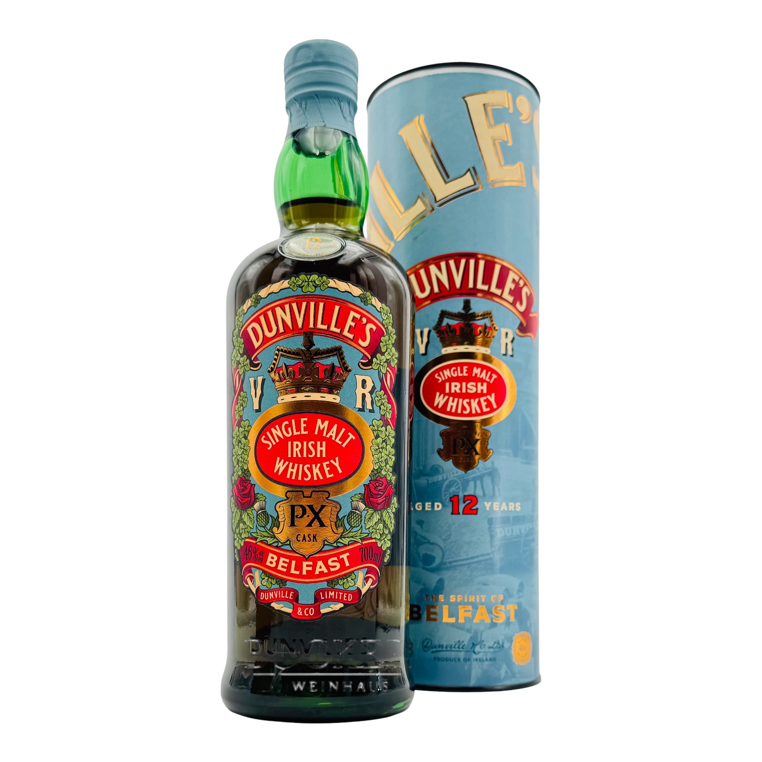 Dunville´s 12years PX Cask Irish Whiskey Belfast 0,7 l