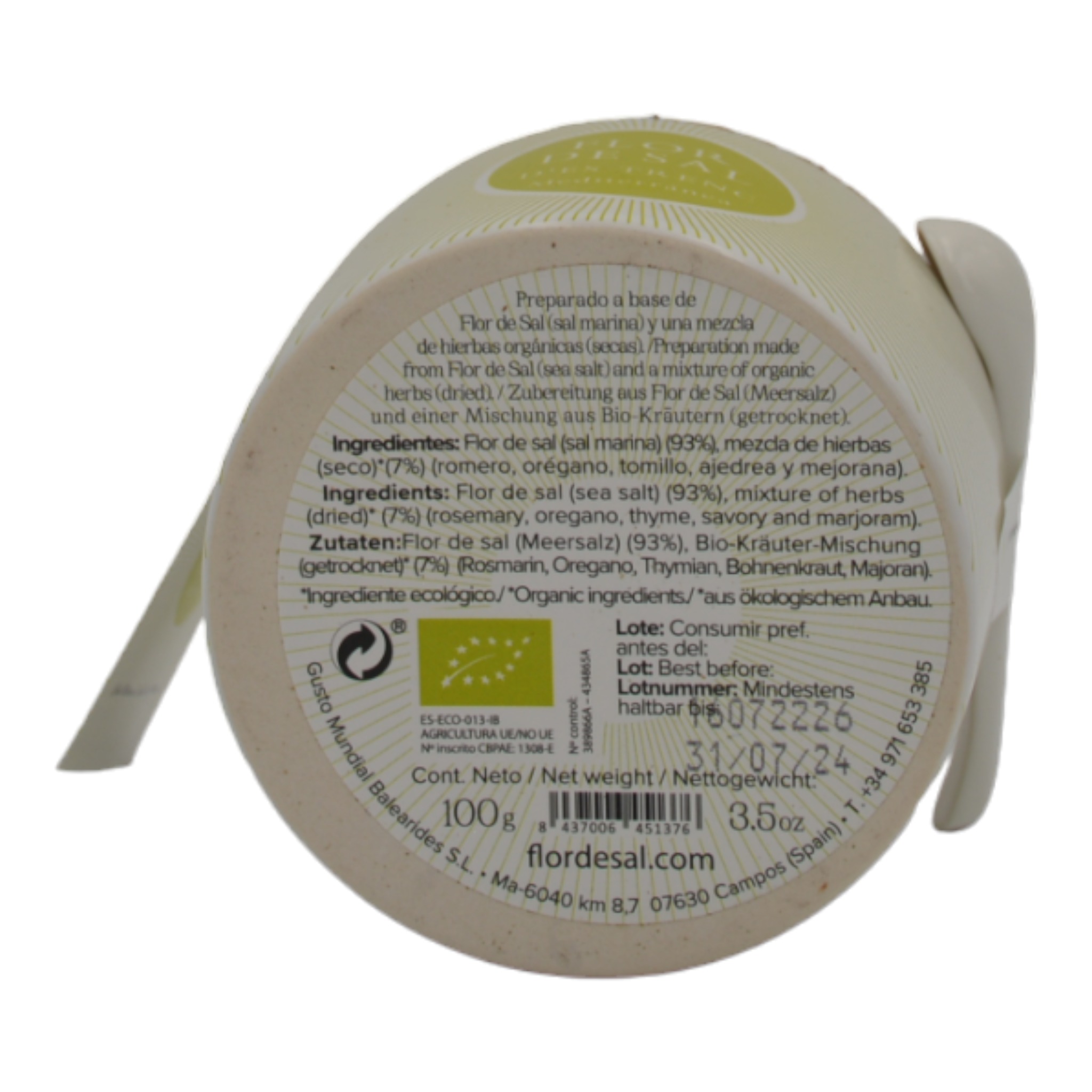 Gusto Mundial Balearides Flor de Sal d Es Trenc Mediterranea