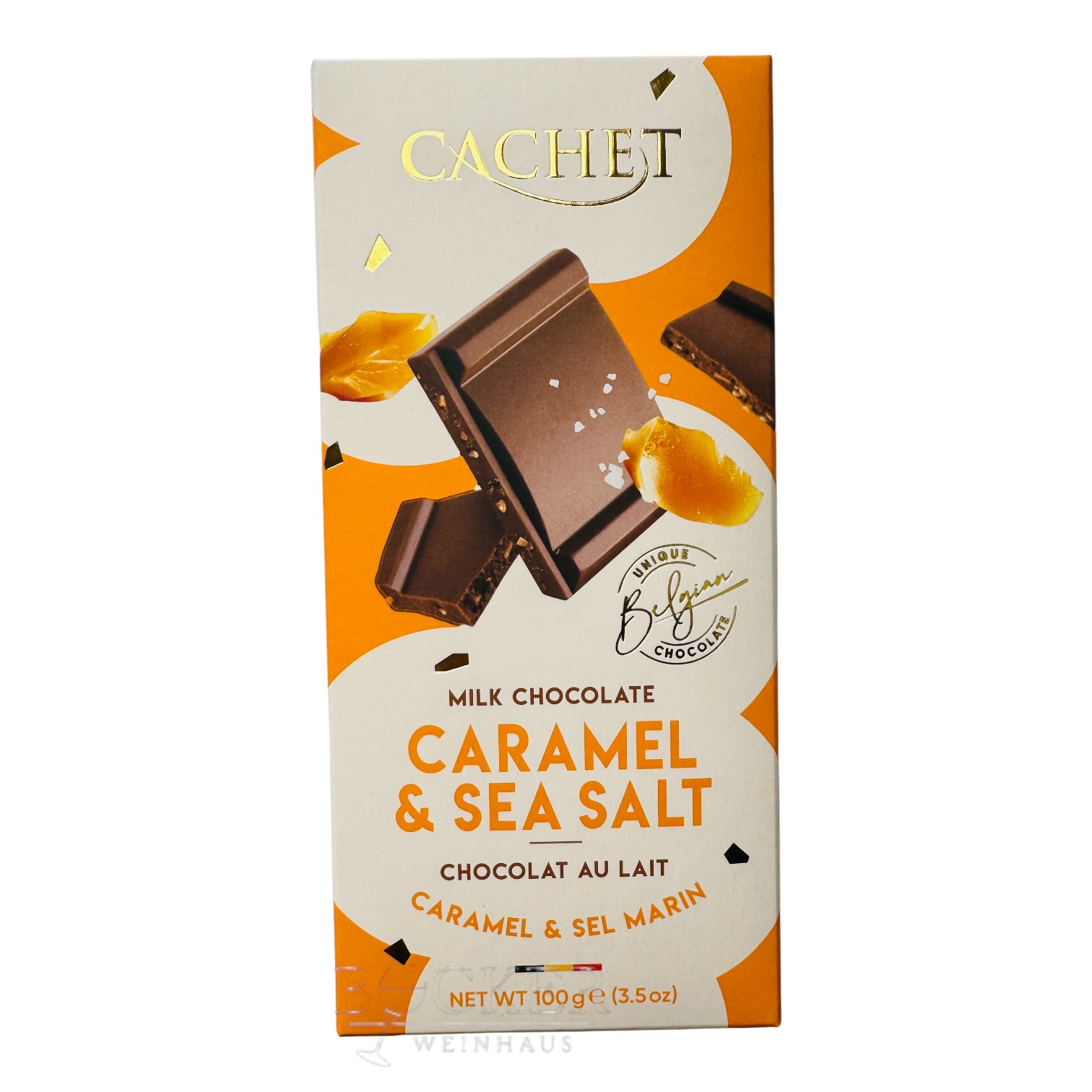 Cachet CARAMEL & SEA SALT Chocolate 100g