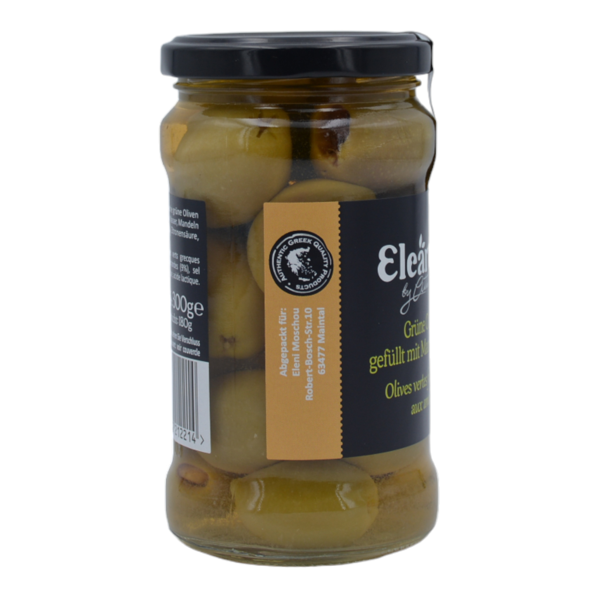 5200250212214Athanasio Elearte Grüne Oliven gefüllt mit Mandeln s2