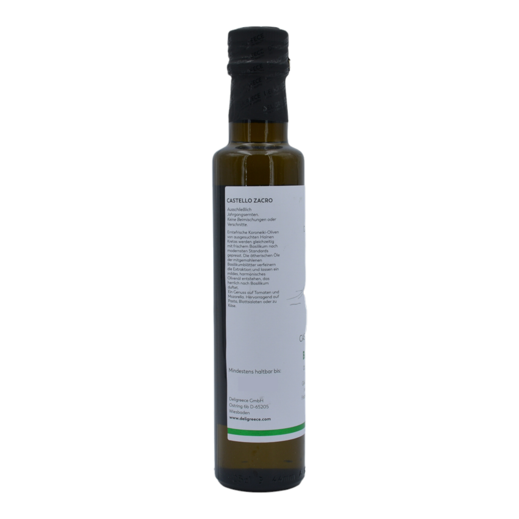 4260054323050Deligreece Castello Zacro Basilikum Oliveöl aus Kreta s2