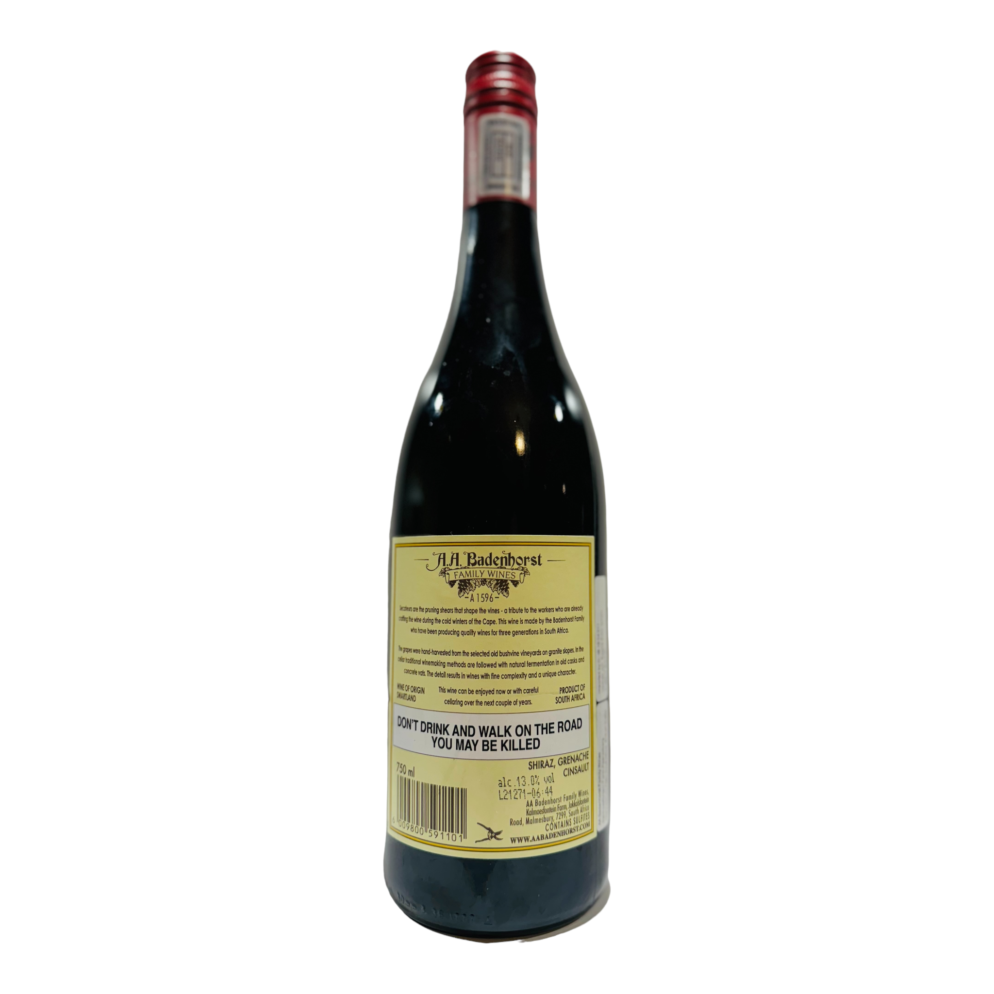 Badenhorst Secateurs Red Wine Cuvée Südafrika 0,750 l