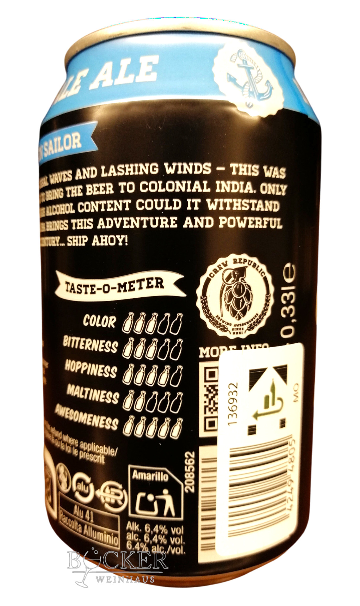 Crew Republic - Drunken Sailor India Pale Ale 0,33L