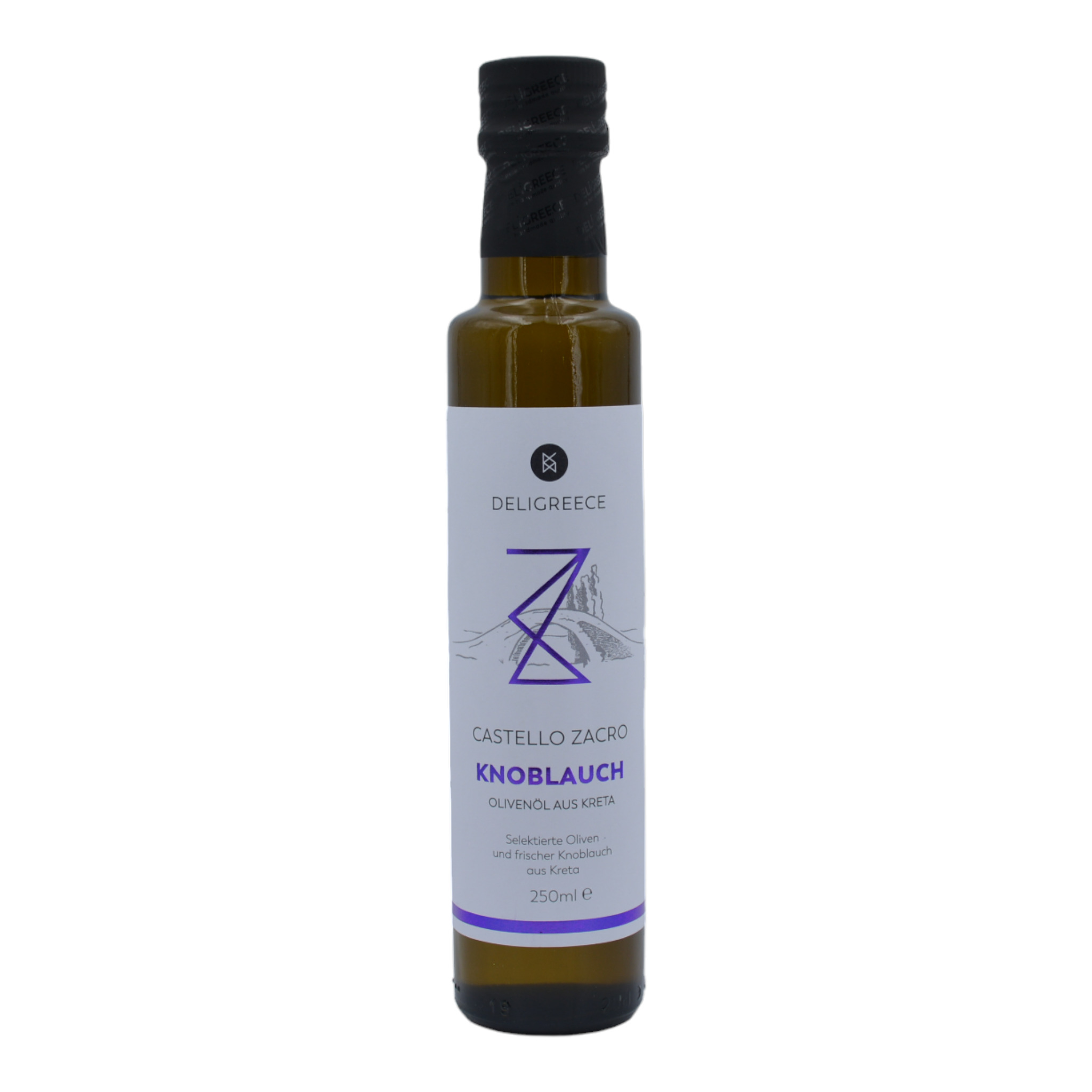 4260054323265Deligreece Castello Zacro Knoblauch Oliveöl aus Kreta f