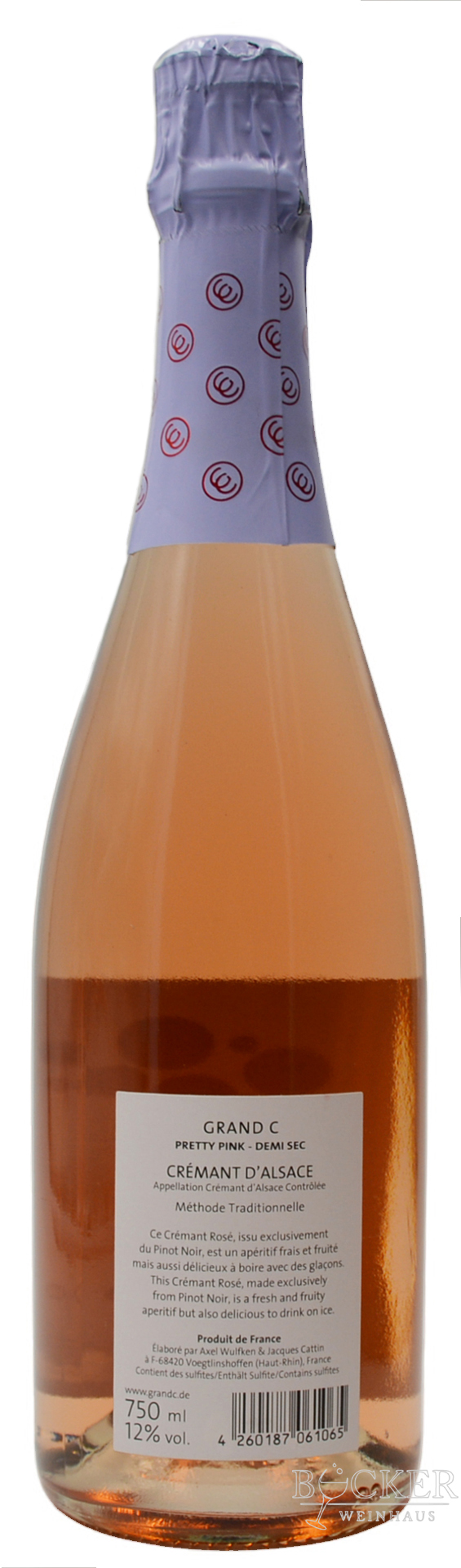 Grand C Pretty Pink Rosé Cremant d´Alsace