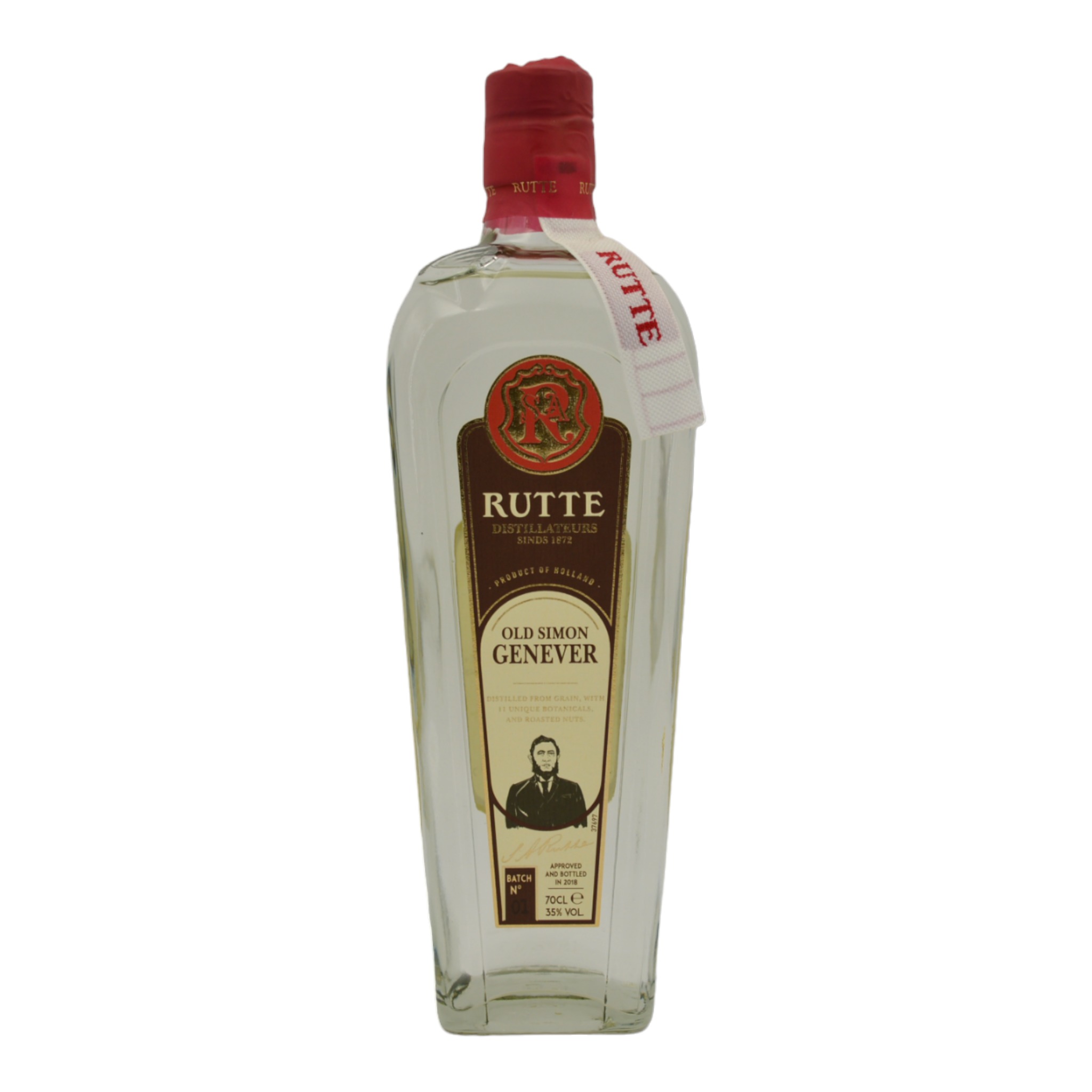 8710625011733Rutte Old Simon Genever Distilled from Grain with 11Unique Botanicals with roasted Nuts f - Weinhaus-Buecker