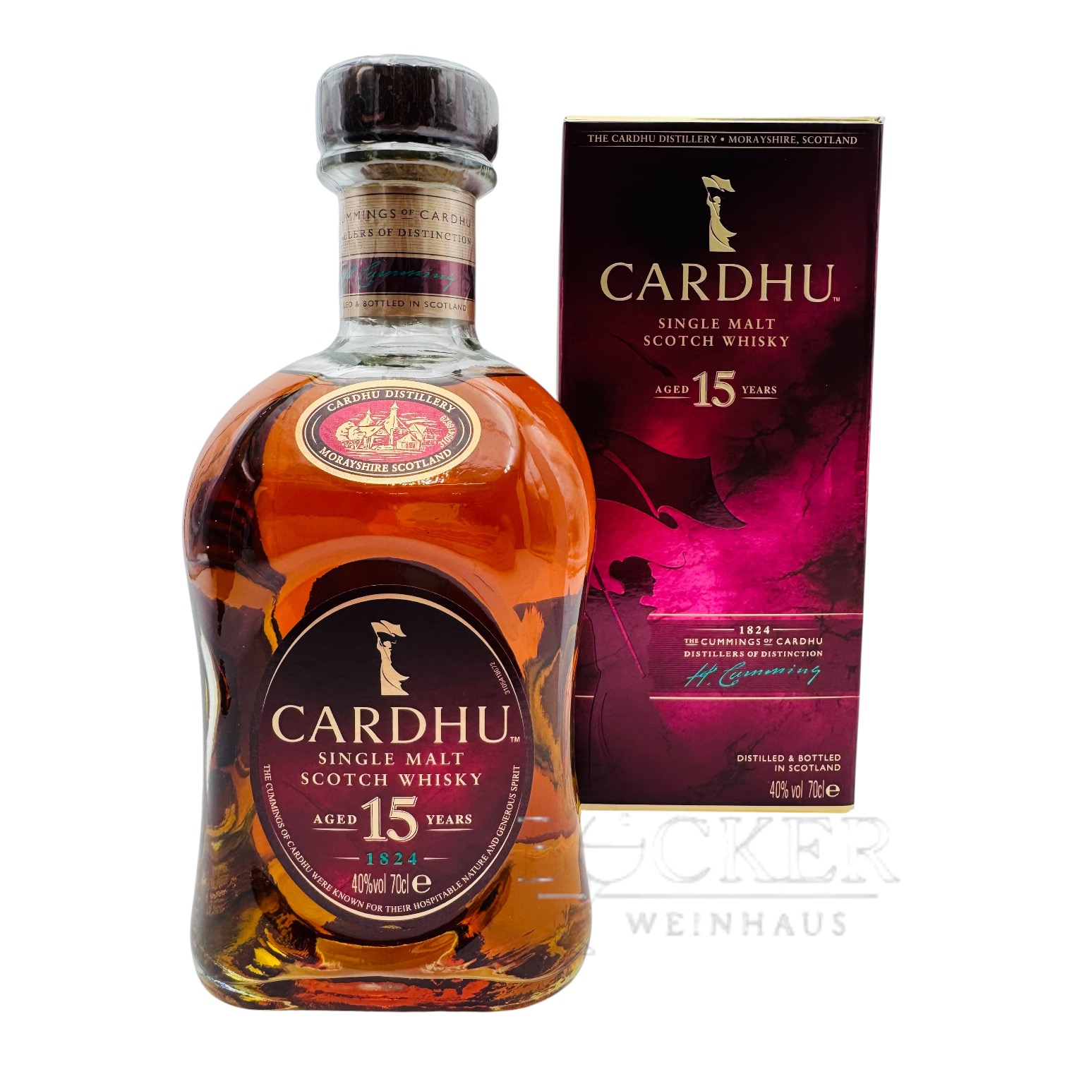 Cardhu 15 years Single Malt Scotch Whisky 40% 0,70 l
