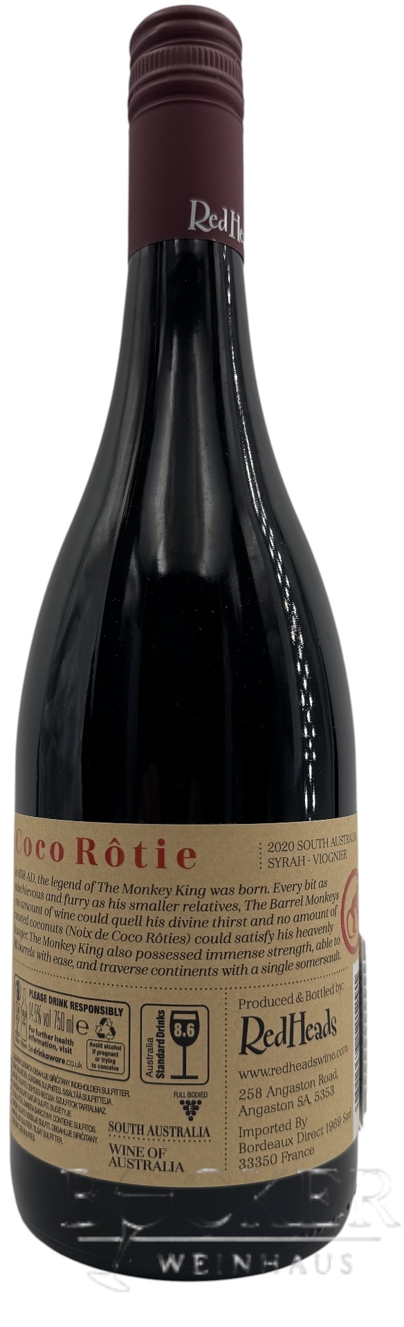 Coco Rotie Red Heads Australia Rhone Cuvee 2020 0,750 l