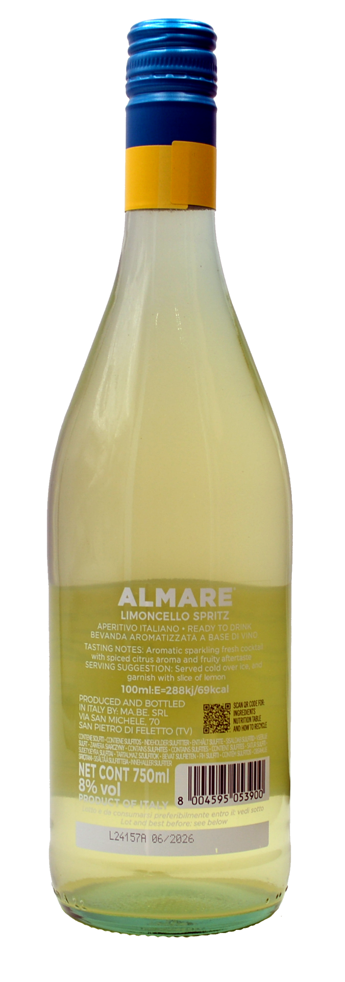 Almare Limoncello Spritz Aperitivo 0,750 l