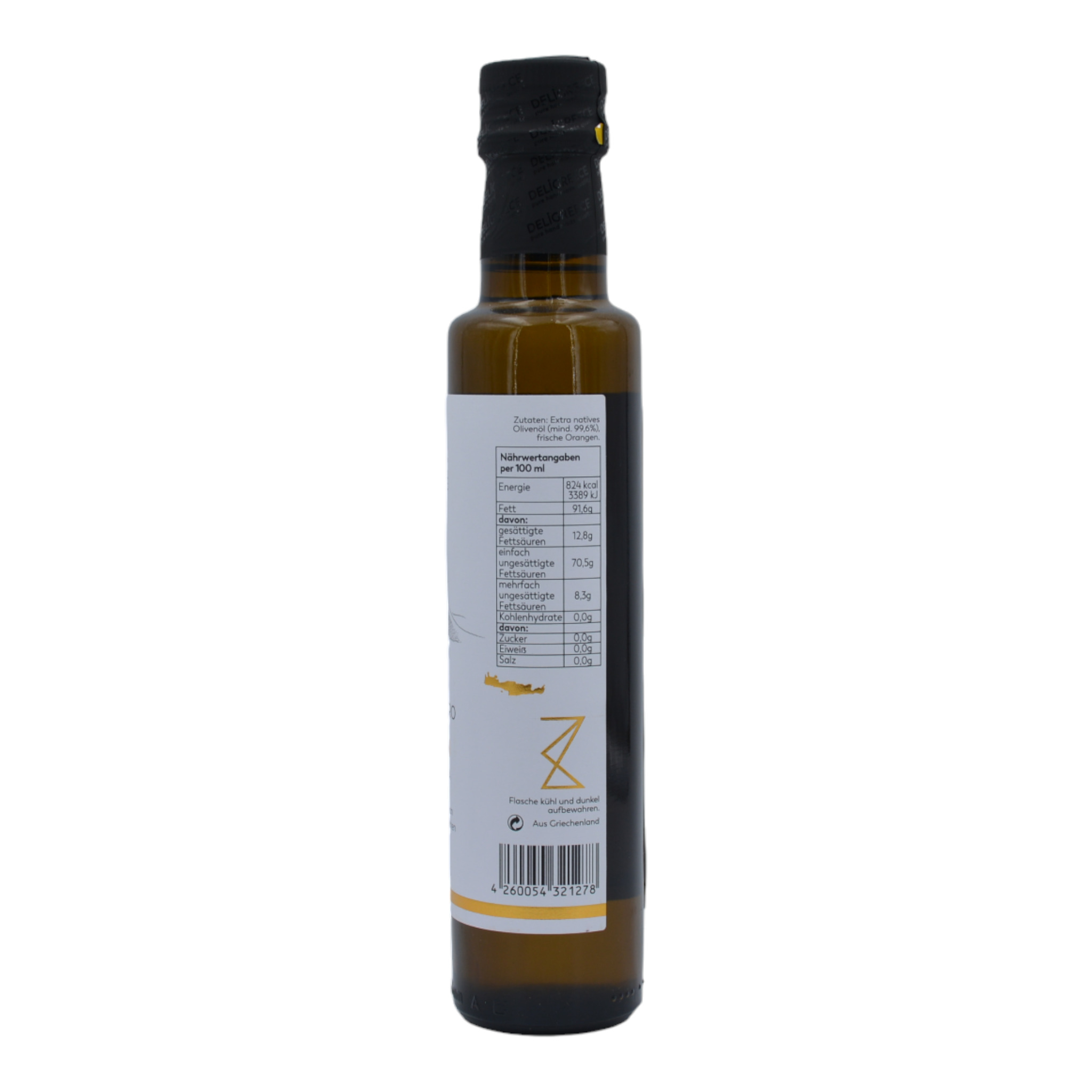 4260054321278Deligreece Castello Zacro Orangen Oliveöl aus Kreta s1