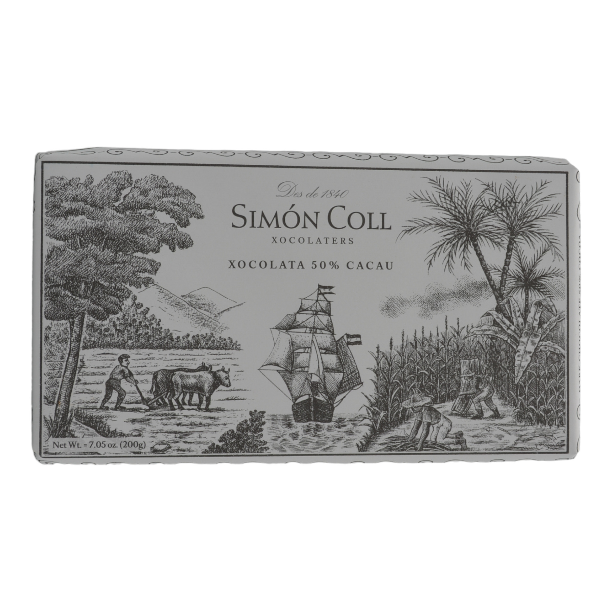 Simon Coll Xocolata 50% Cacao Schokolade 200g