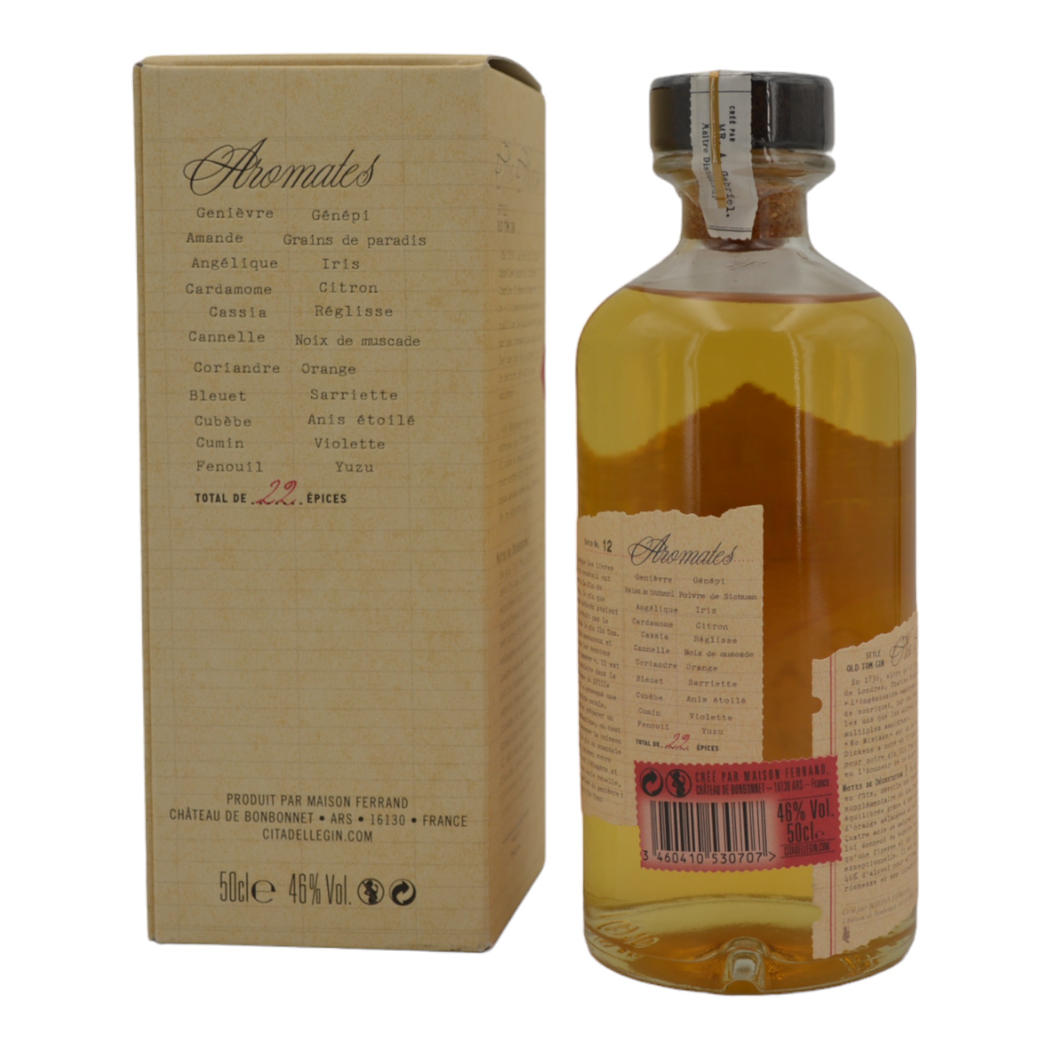 Citadelle Gin de France No Mistake Old Tom Gin
