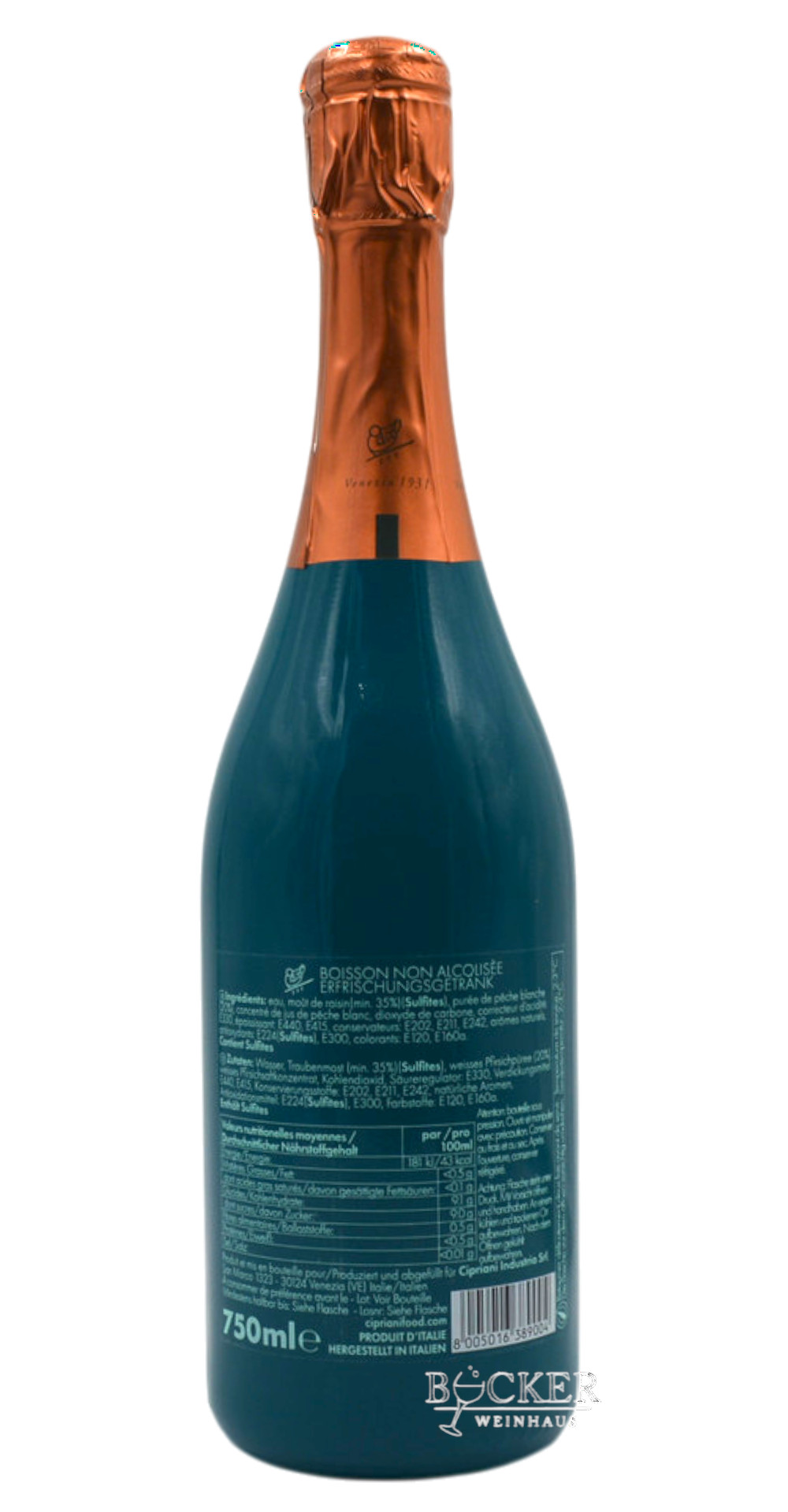Bellini Zero Cipriani 0,75 l 0% Alc.