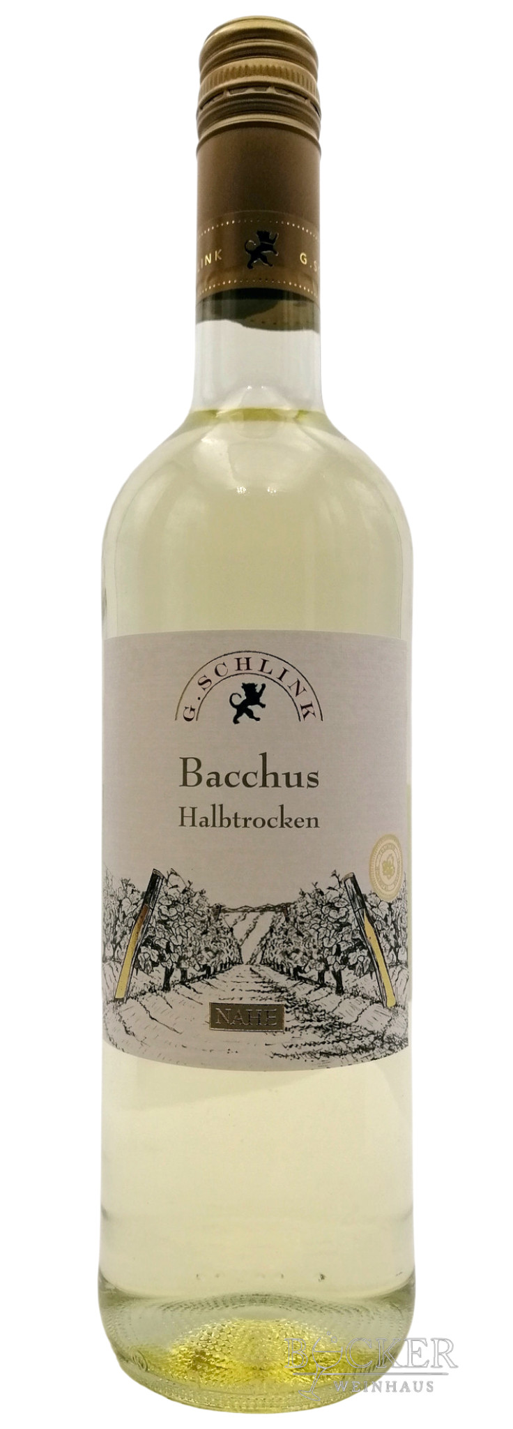 G.Schlink Bacchus halbtrocken 0,750l 4006921704238