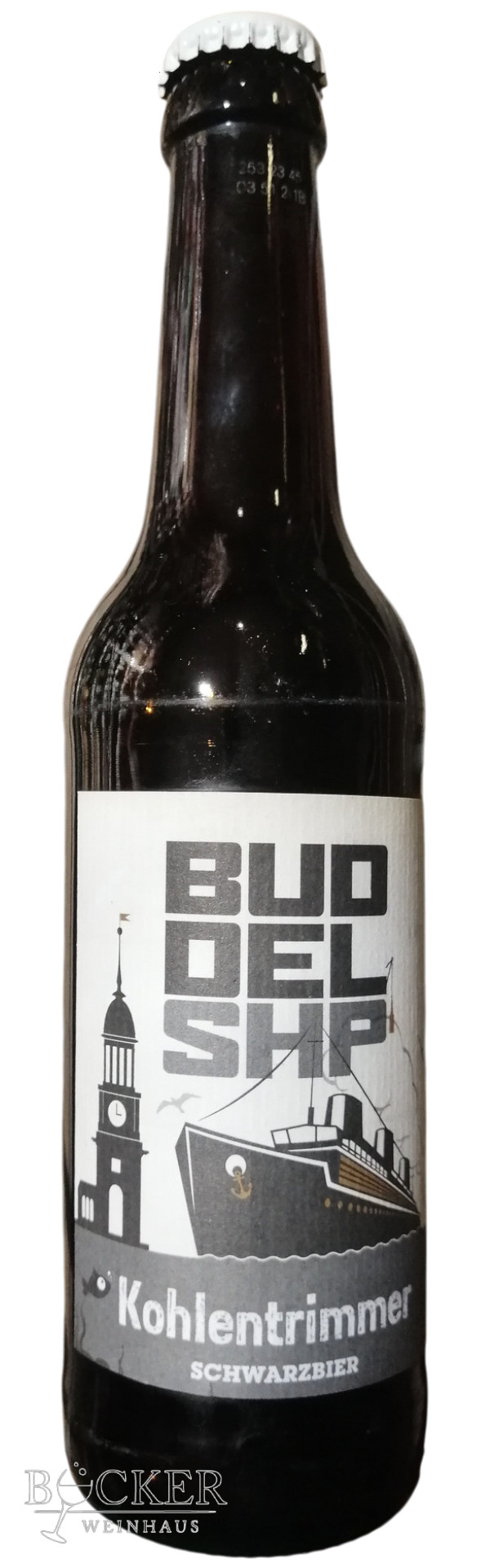Buddelship KOHLENTRIMMER Schwarzbier 0,33 l zzgl. 0,08 Pfand
