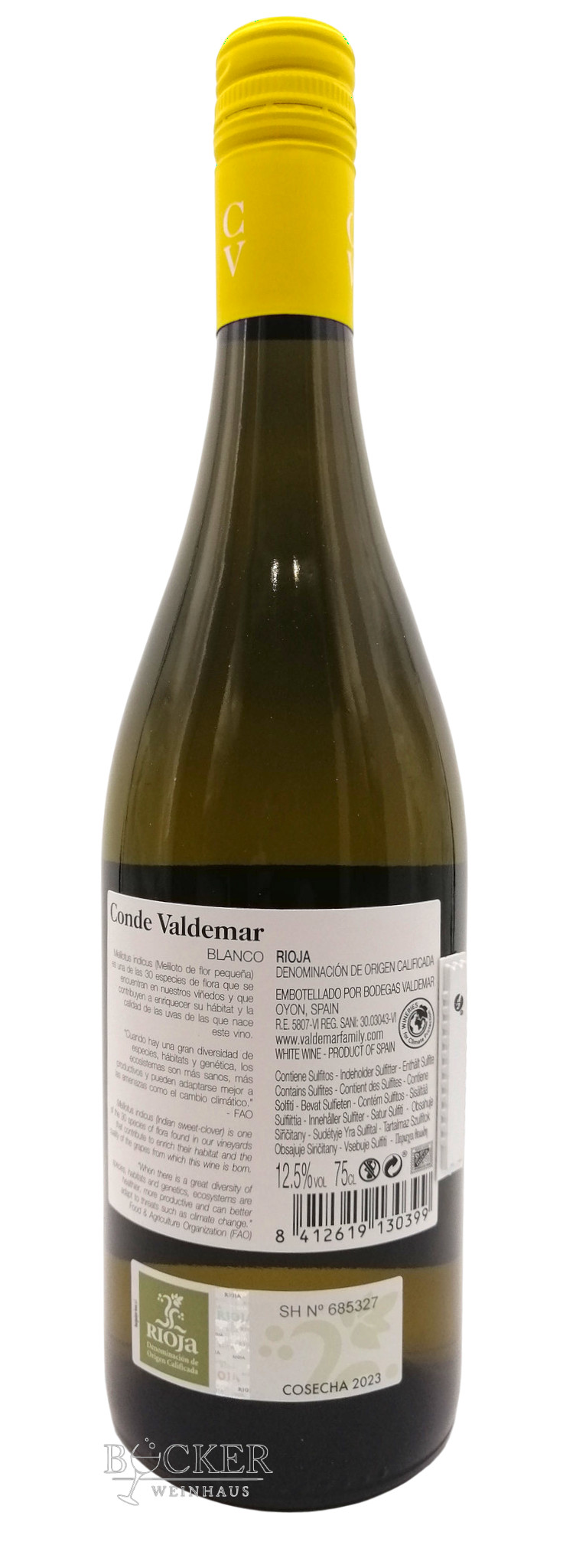 Conde Valdemar Blanco Rioja Weißwein trocken 0,750 l