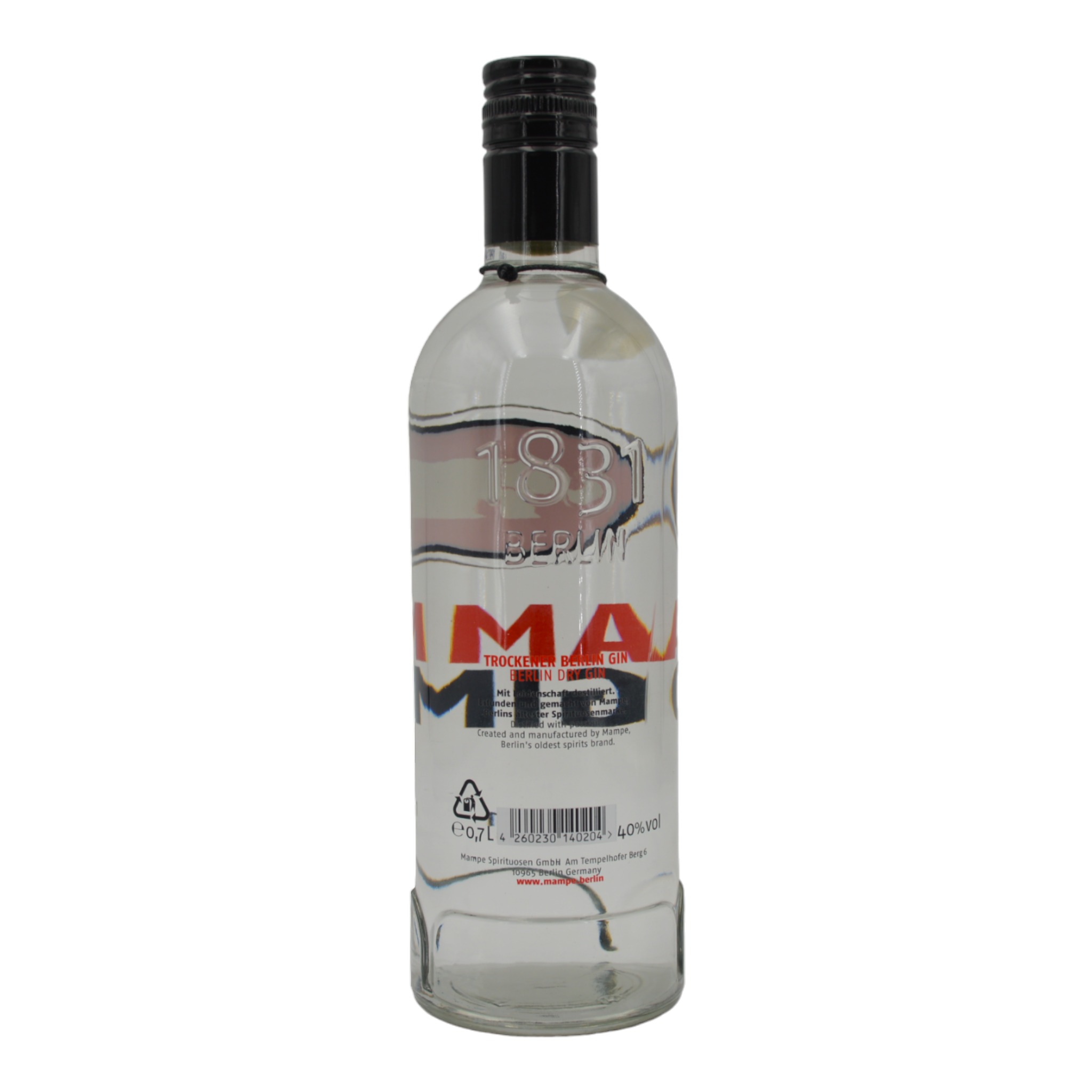 Mampe Gin 1831 Berlin Dry Gin