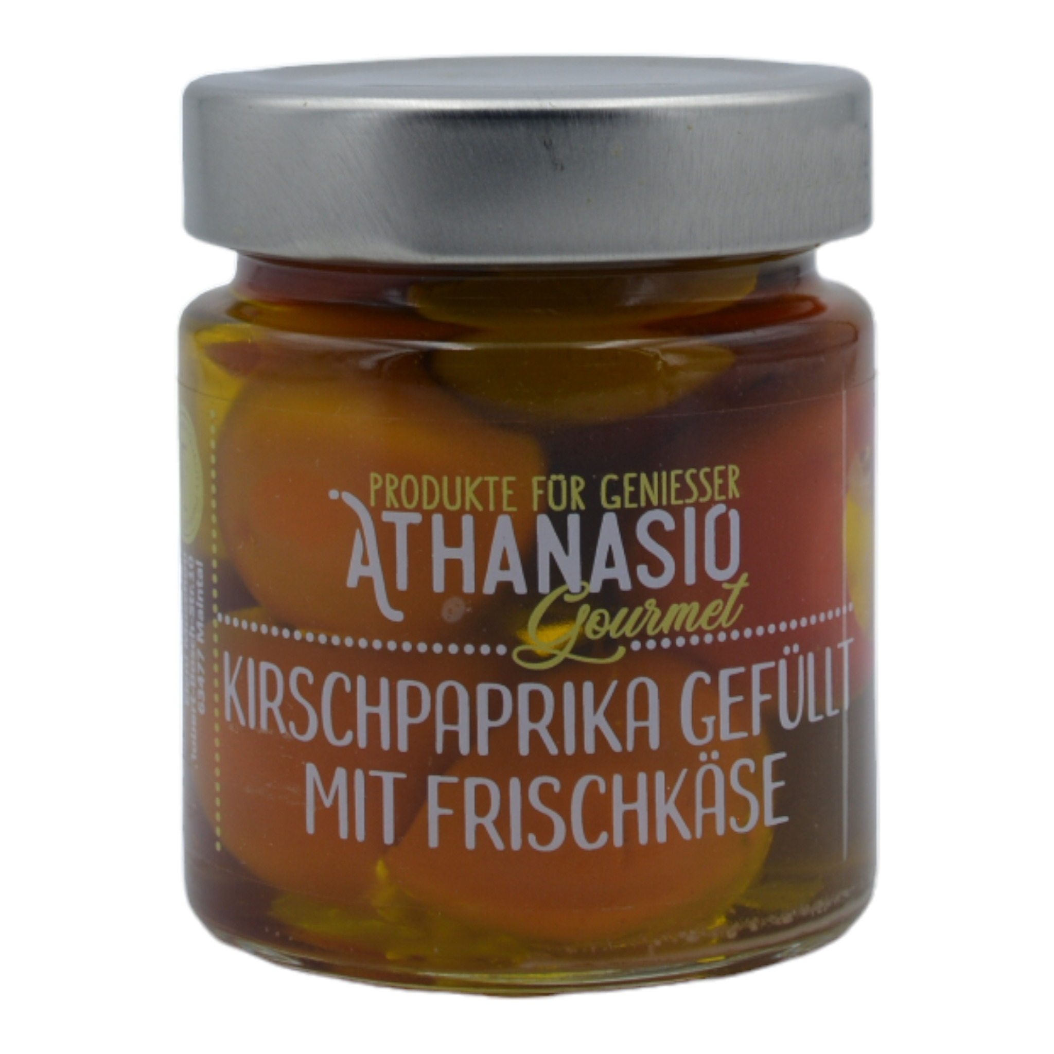 5200250212306 - Athanasio Gourmet Kirschpaprika gefüllt mit Frischkäse f