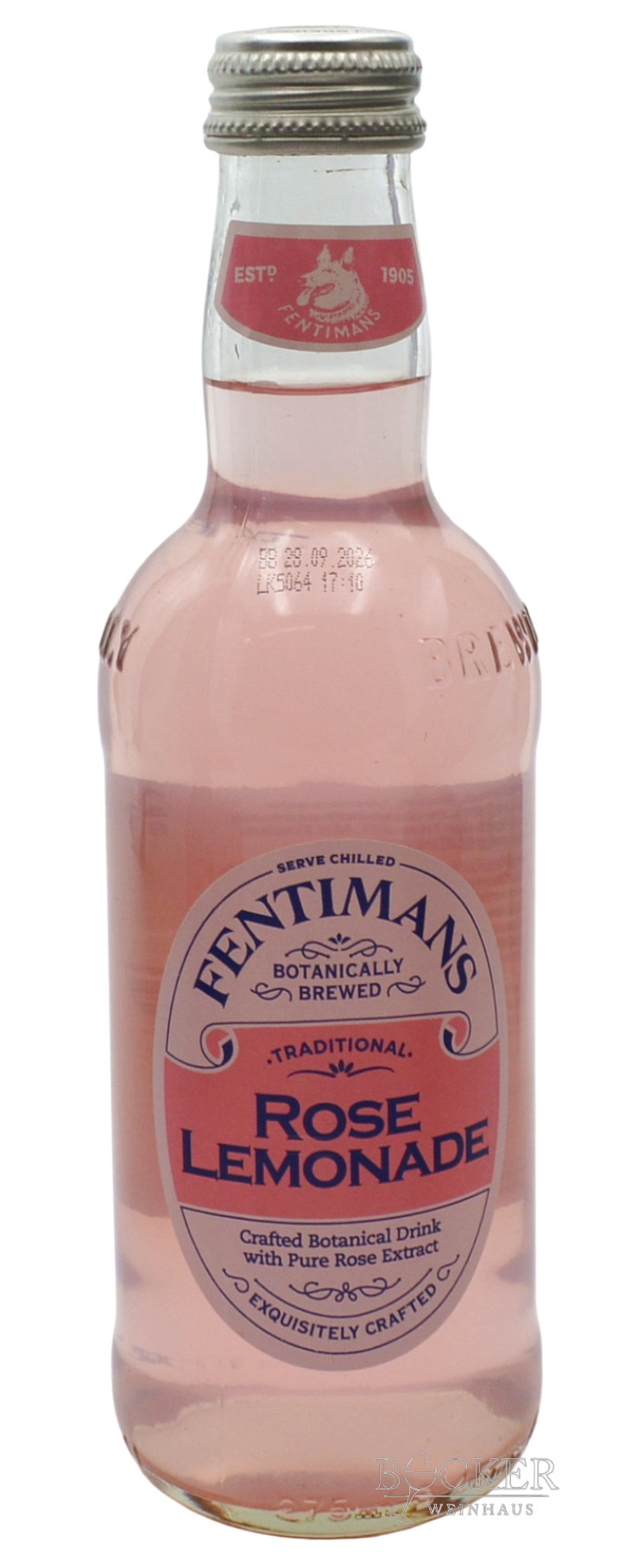 Fentimans Rose Lemonade 0,275 l Flasche