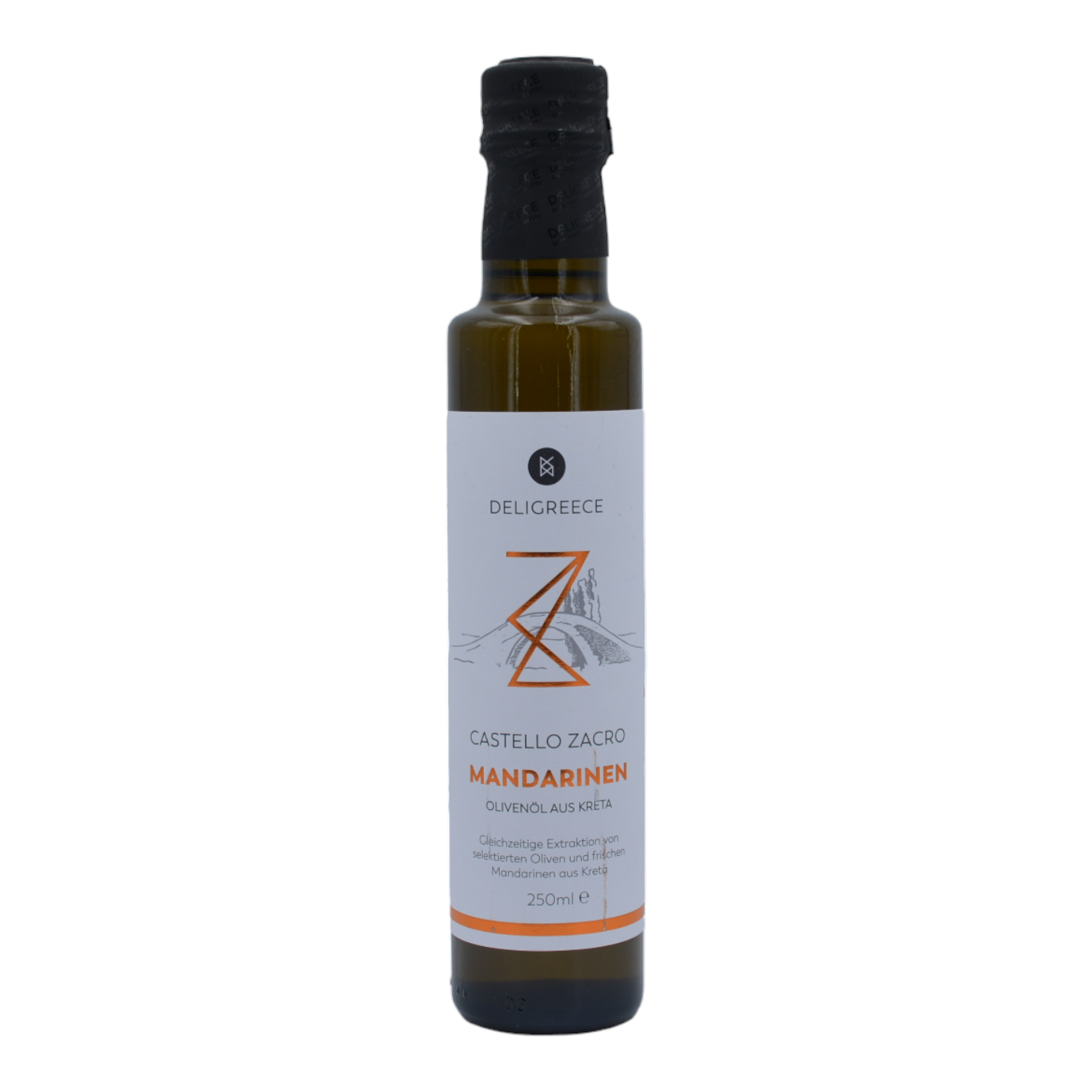 4260054323203Deligreece Castello Zacro Mandarinen Oliveöl aus Kreta f