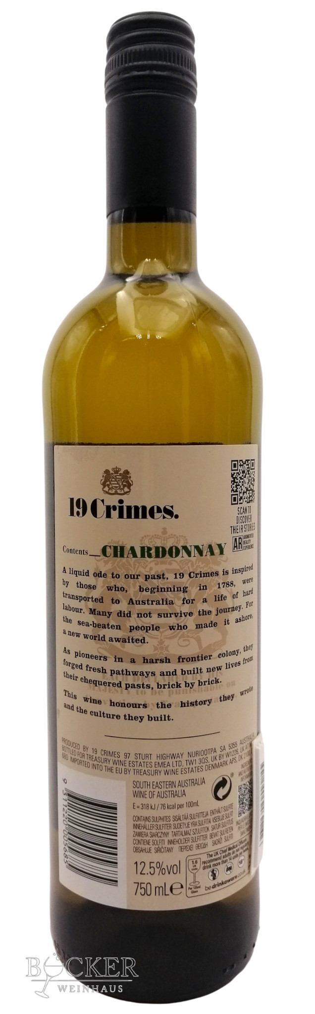 19 Crimes Chardonnay 0,75 l